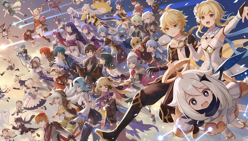 Bộ sưu tập toàn bộ nhân vật Genshin Impact