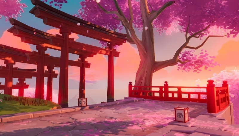 bộ sưu tập ảnh phong cảnh Genshin Impact