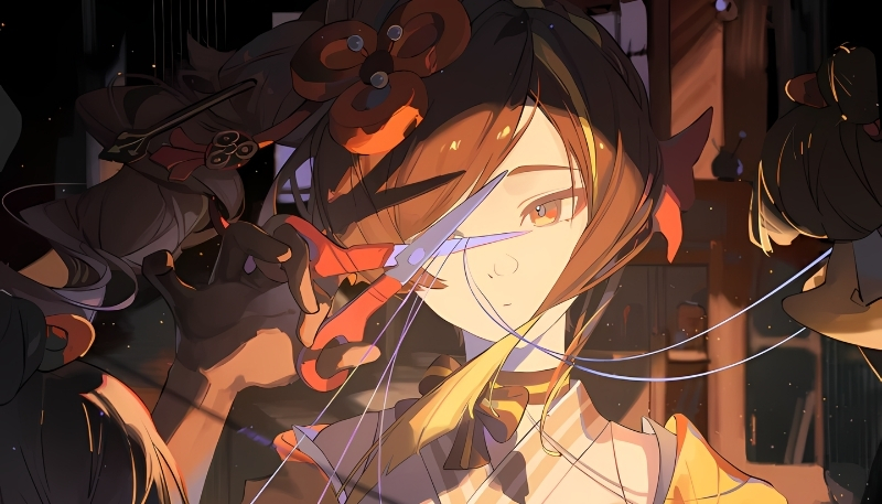 Ảnh nền nhân vật nữ Genshin Impact lạnh lùng