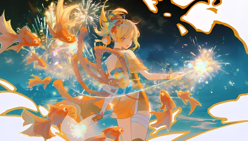 Ảnh nền Genshin Impact cho desktop nhân vật nữ