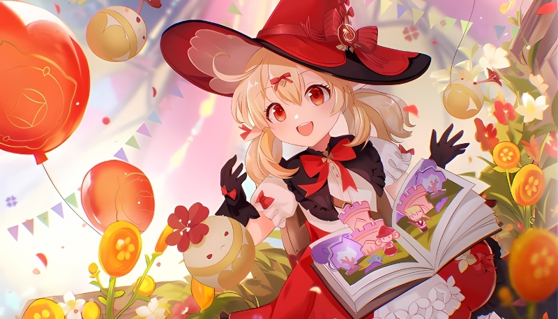 hình nền Genshin Impact nhân vật nữ cute cho desktop