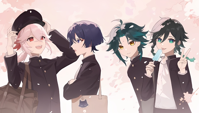 ảnh nền Genshin Impact nam sinh desktop