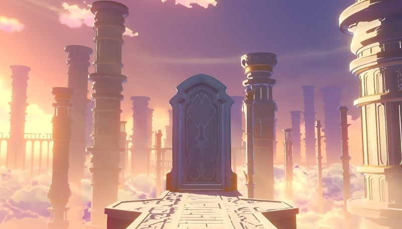 ảnh phong cảnh Genshin Impact chill