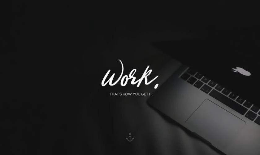 Ảnh bìa tone đen về công việc