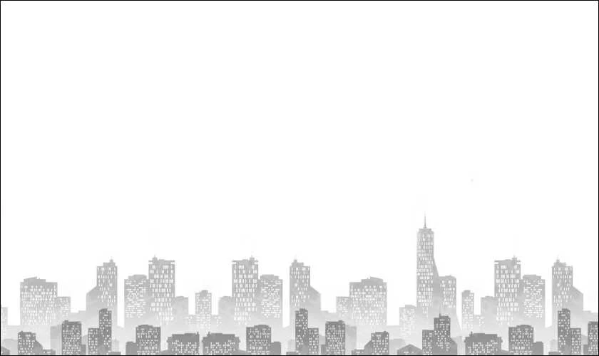 Nền màu trắng với tòa nhà cao tầng