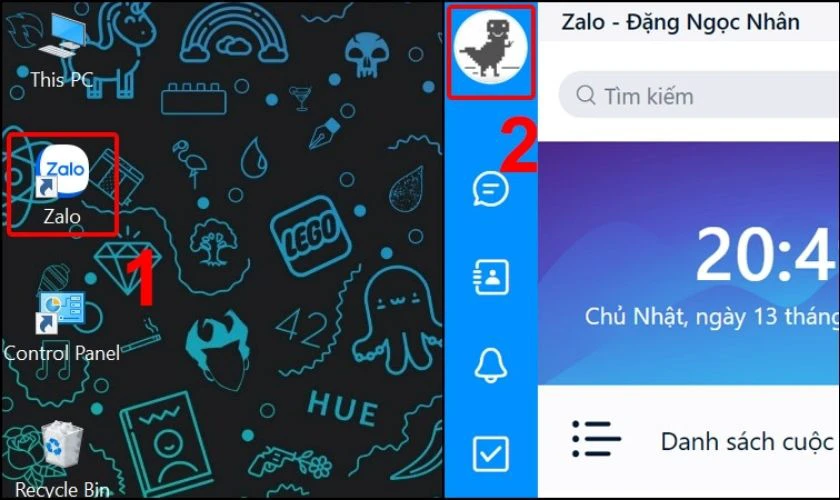 Cách đổi ảnh bìa Zalo trên máy tính