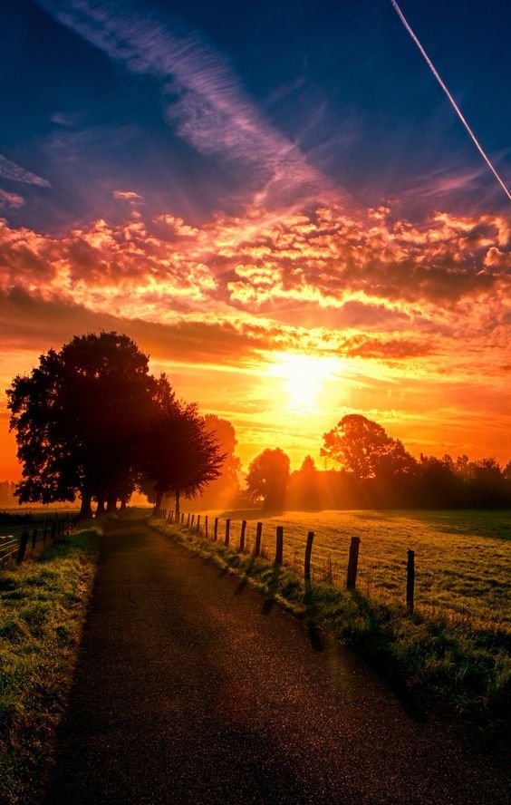 hình nền hoàng hôn 4K