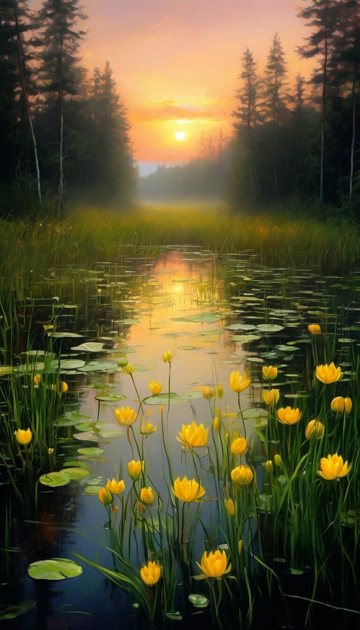 hình nền hoàng hôn chill