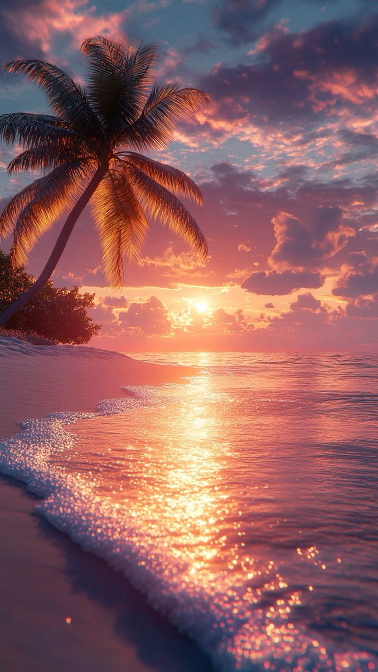 hình nền biển hoàng hôn