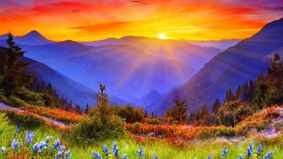 hình nền phong cảnh hoàng hôn