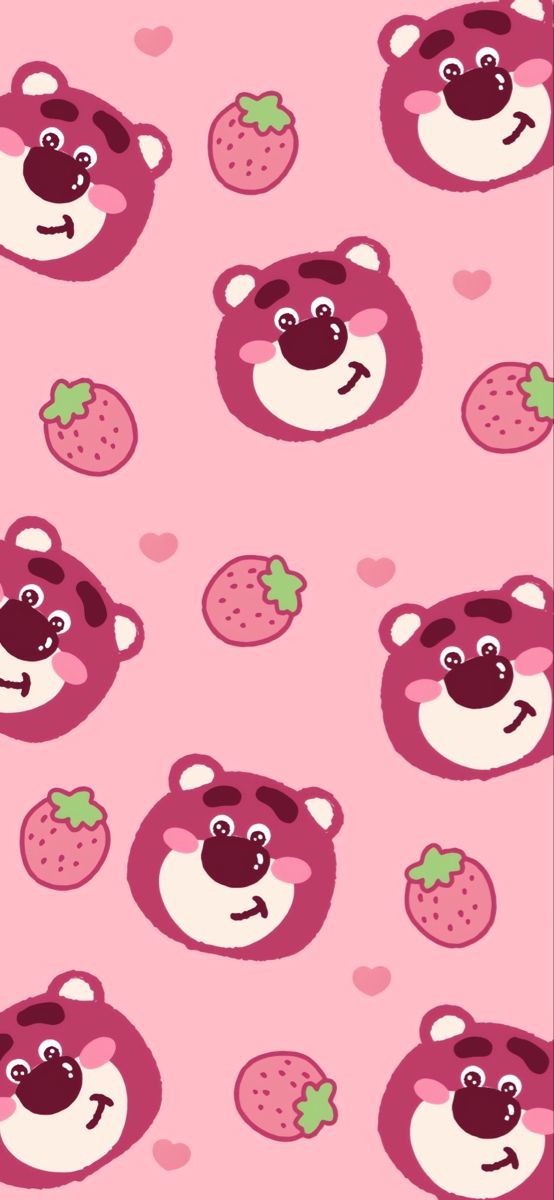 Hình nền gấu Lotso đơn giản, cute