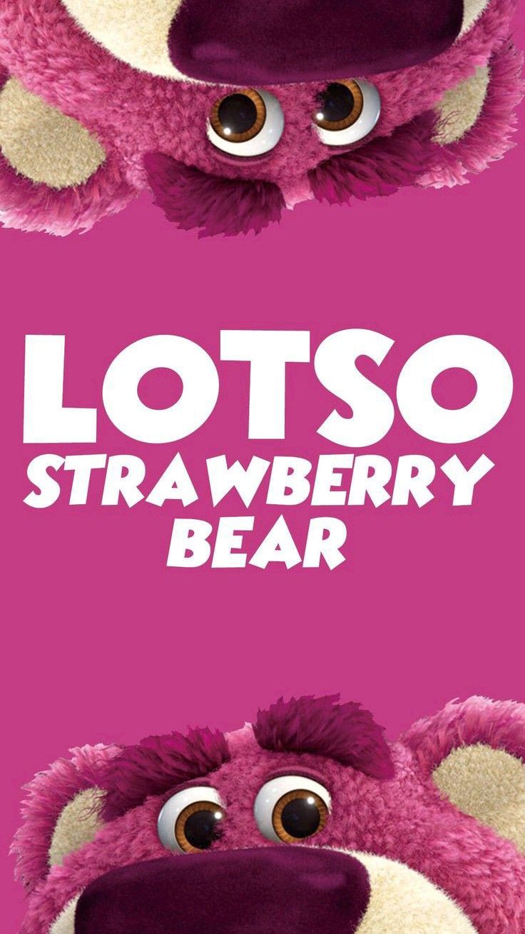 Hình nền gấu dâu cute cho điện thoại