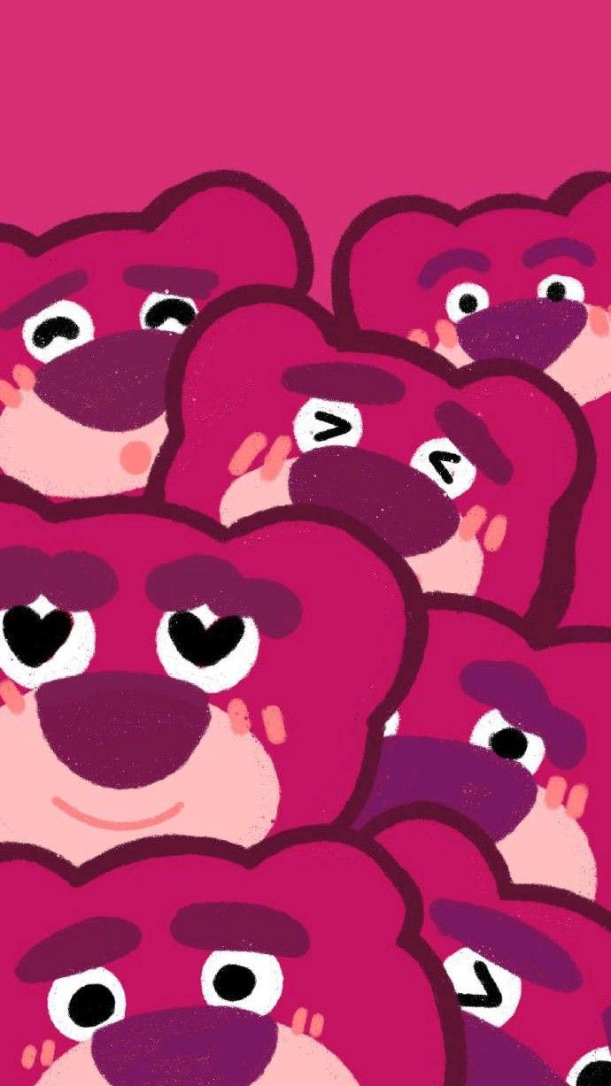 Hình nền gấu dâu Lotso trong phim hoạt hình
