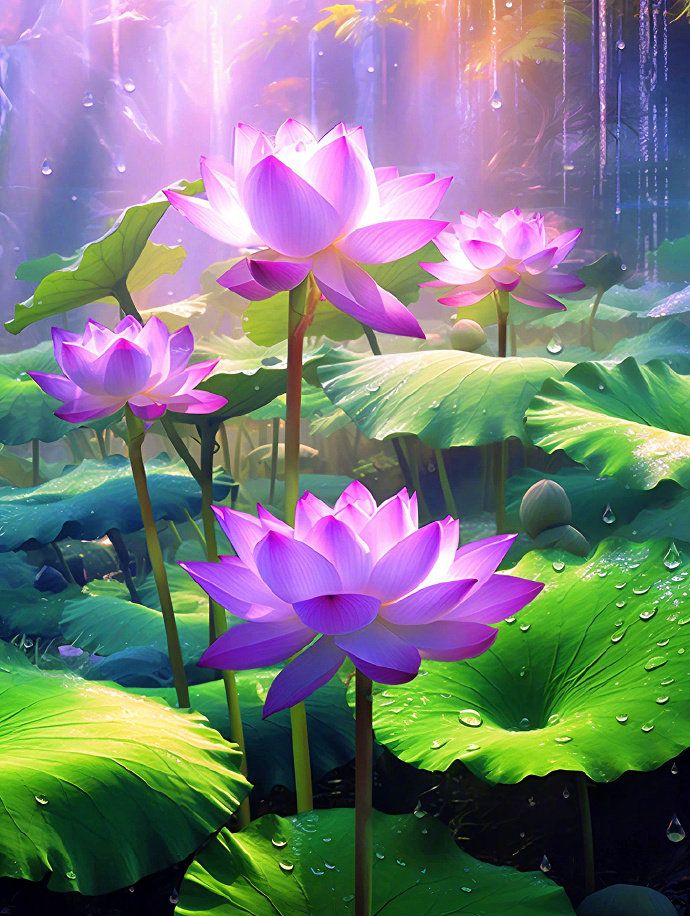 hình nền hoa sen 4K