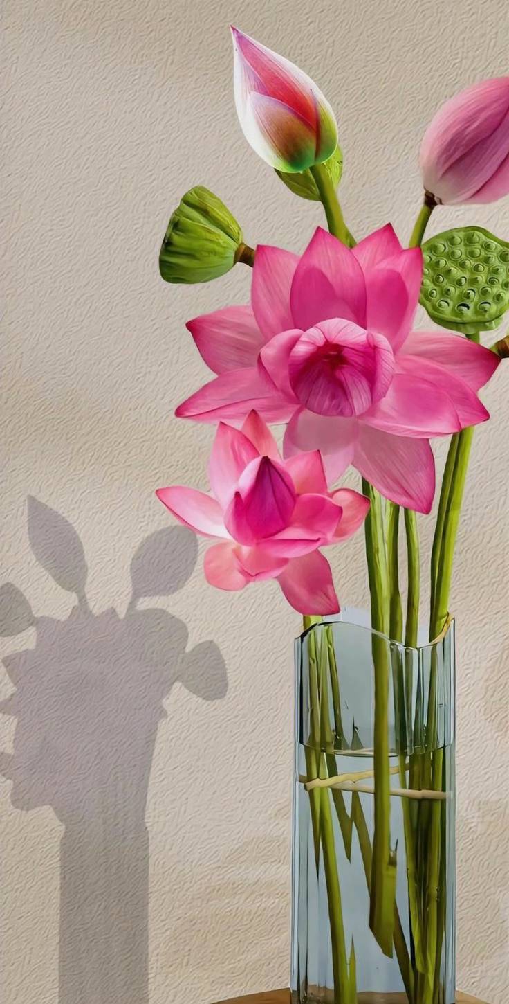 hình nền hoa sen hồng