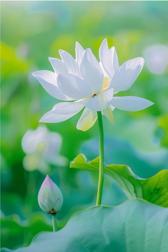 hình nền hoa sen trắng