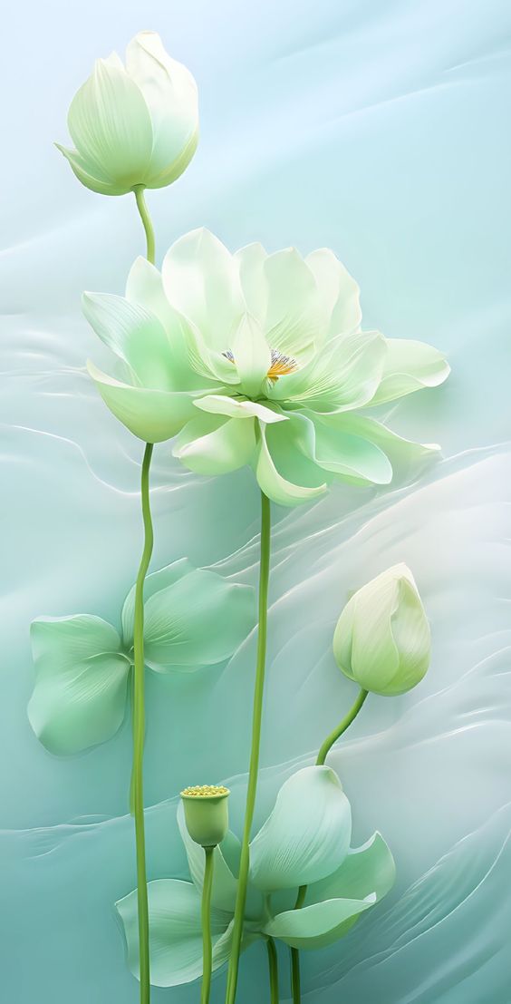 hình nền hoa sen 3d