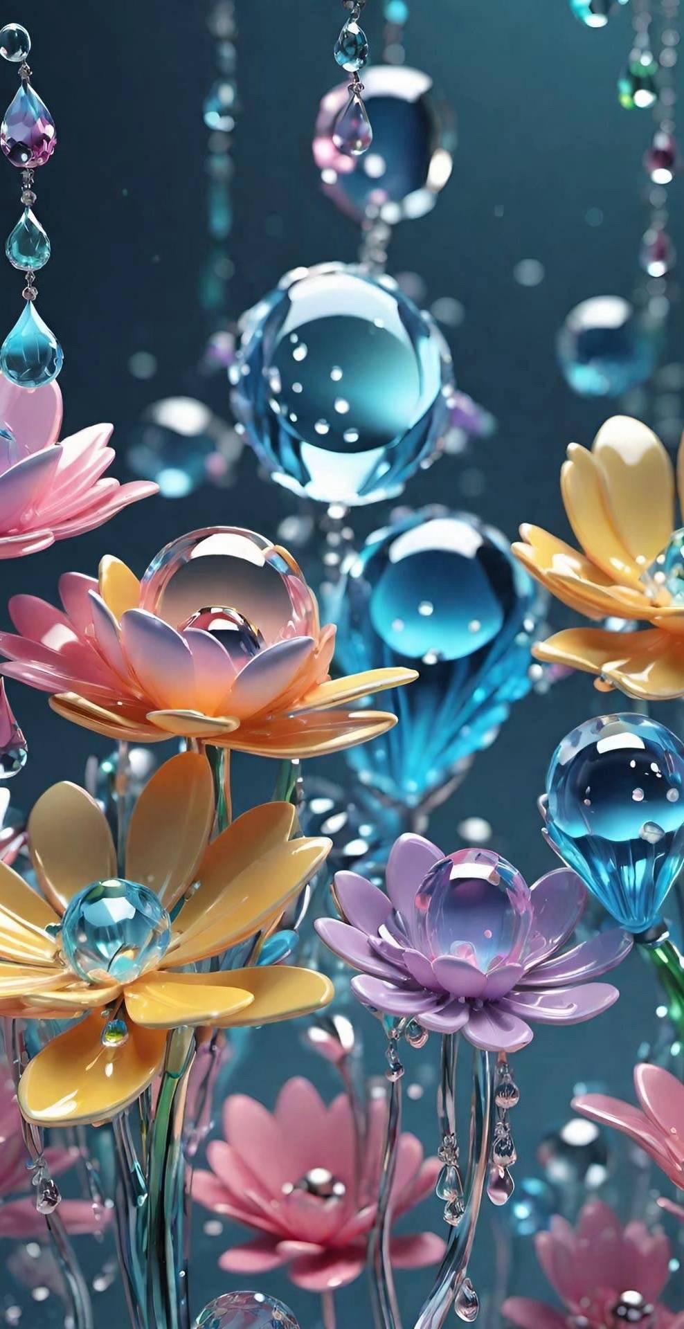 hình nền hoa sen 3d