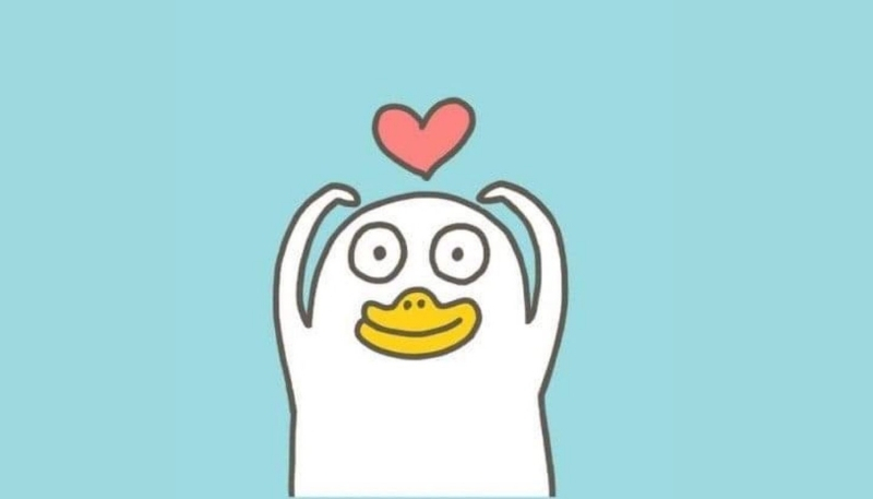 nền con vịt vô tri đẹp cho màn hình rộng