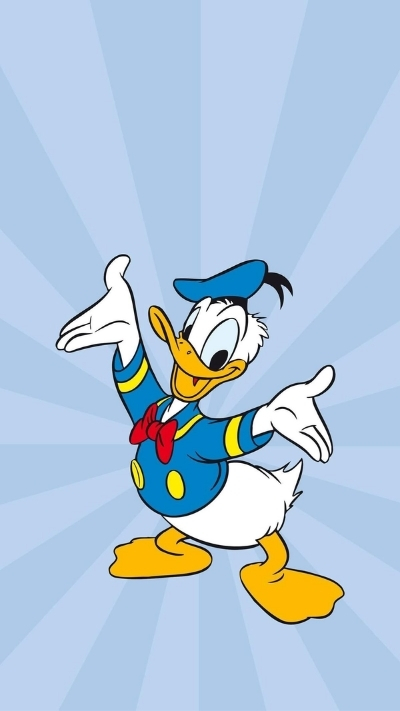 nền con vịt donald hài hước cho màn hình dọc