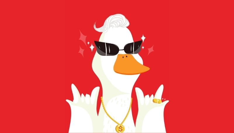 ảnh nền con vịt ngầu đẹp 4K sắc nét