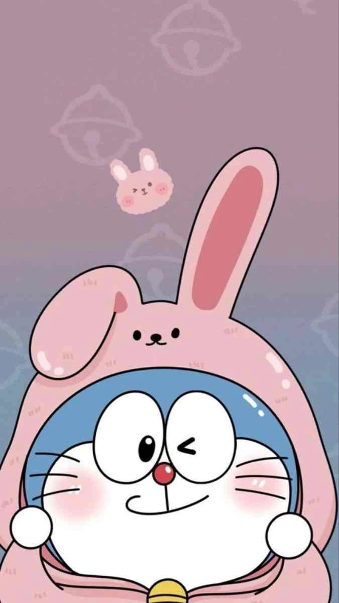 Ảnh mèo máy dễ thương màu hồng cute