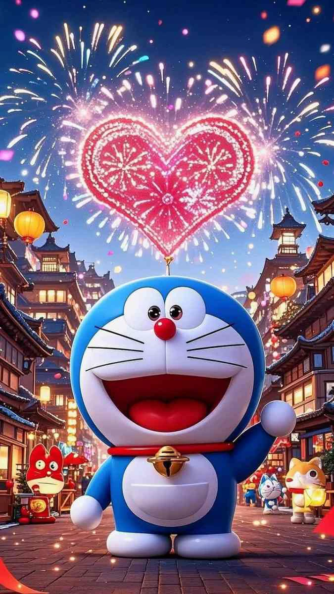Hình nền Doremon cute 3D, đẹp