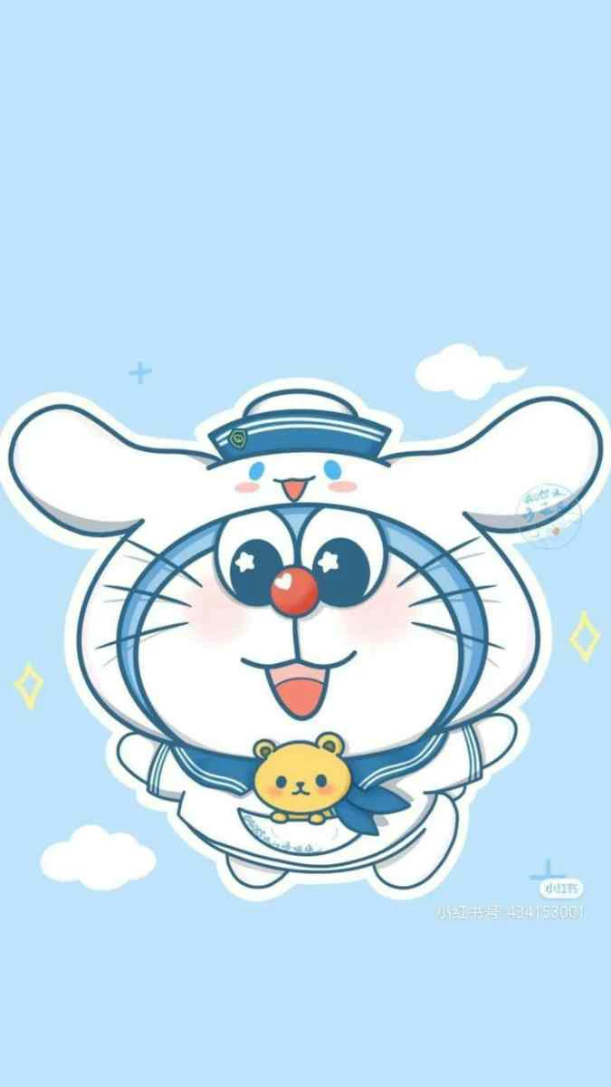 Hình nền Doremon cute chibi dễ thương cute