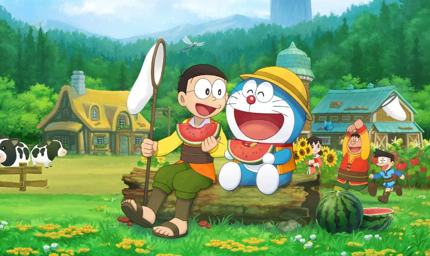 Doremon cute và Nobita tính bạn đẹp, dễ thương