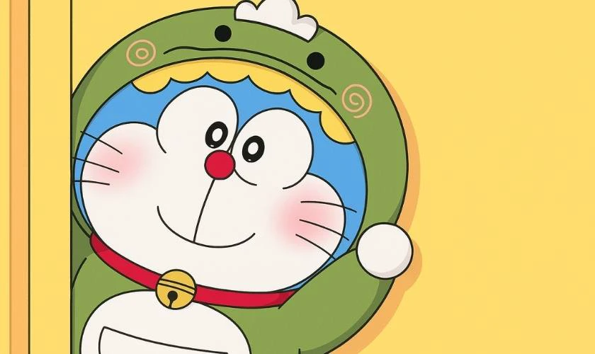 Hình Doremon cute mặc áo cute nhất