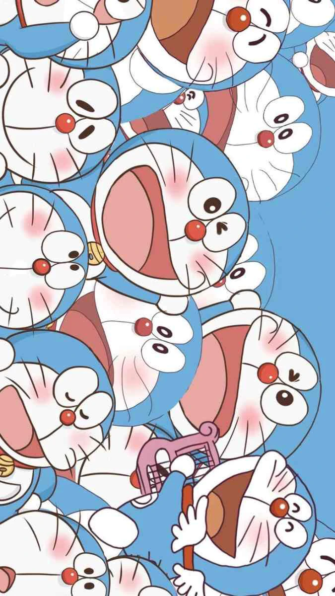 Hình nền Doremon cute phô mai que đẹp, dễ thương