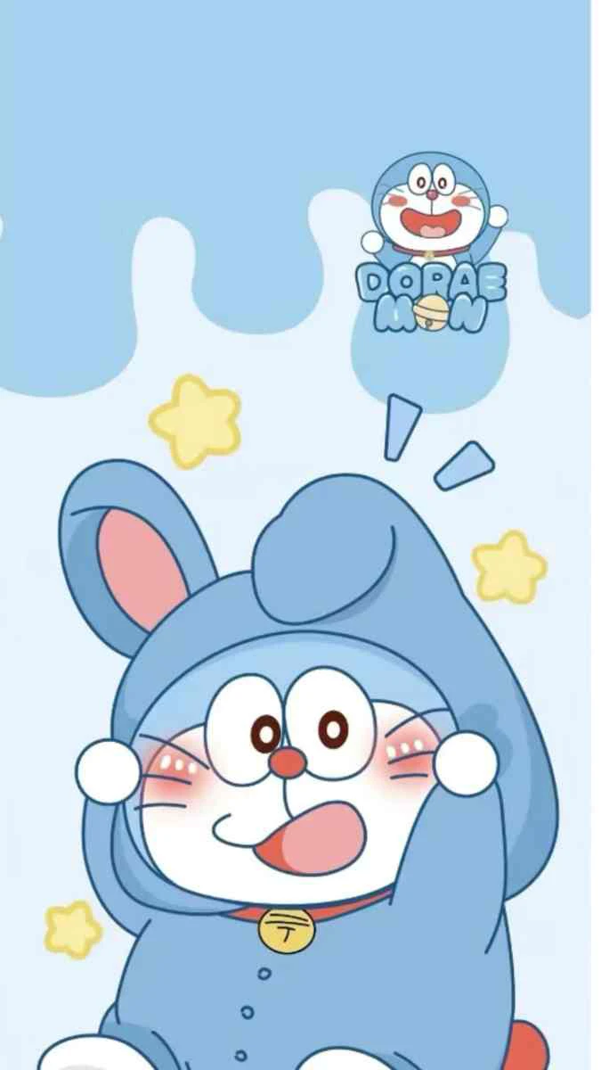 Hình nền Doremon cute chibi
