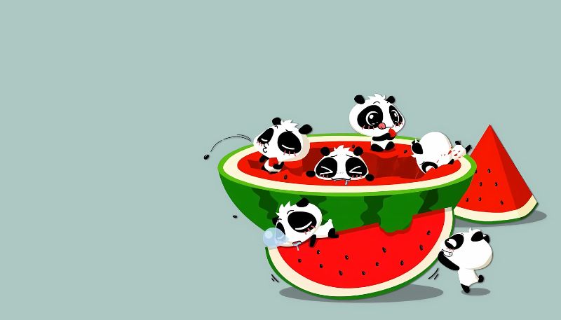 Hình nền dưa hấu cute