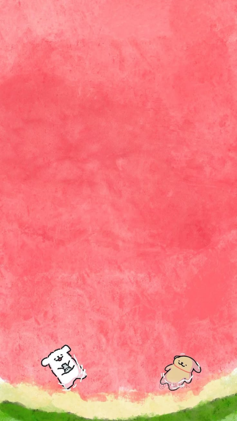 Hình nền điện thoại dưa hấu cute