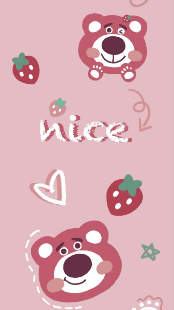 hình nền gấu dâu