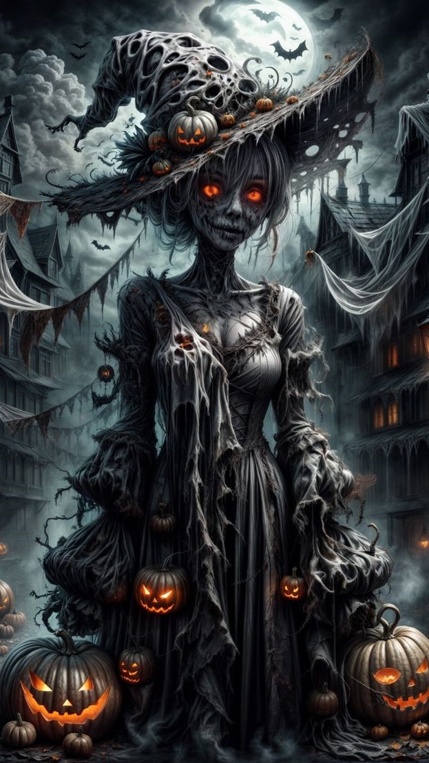 Ảnh Halloween rực rỡ chủ đề lễ hội dành cho iPhone