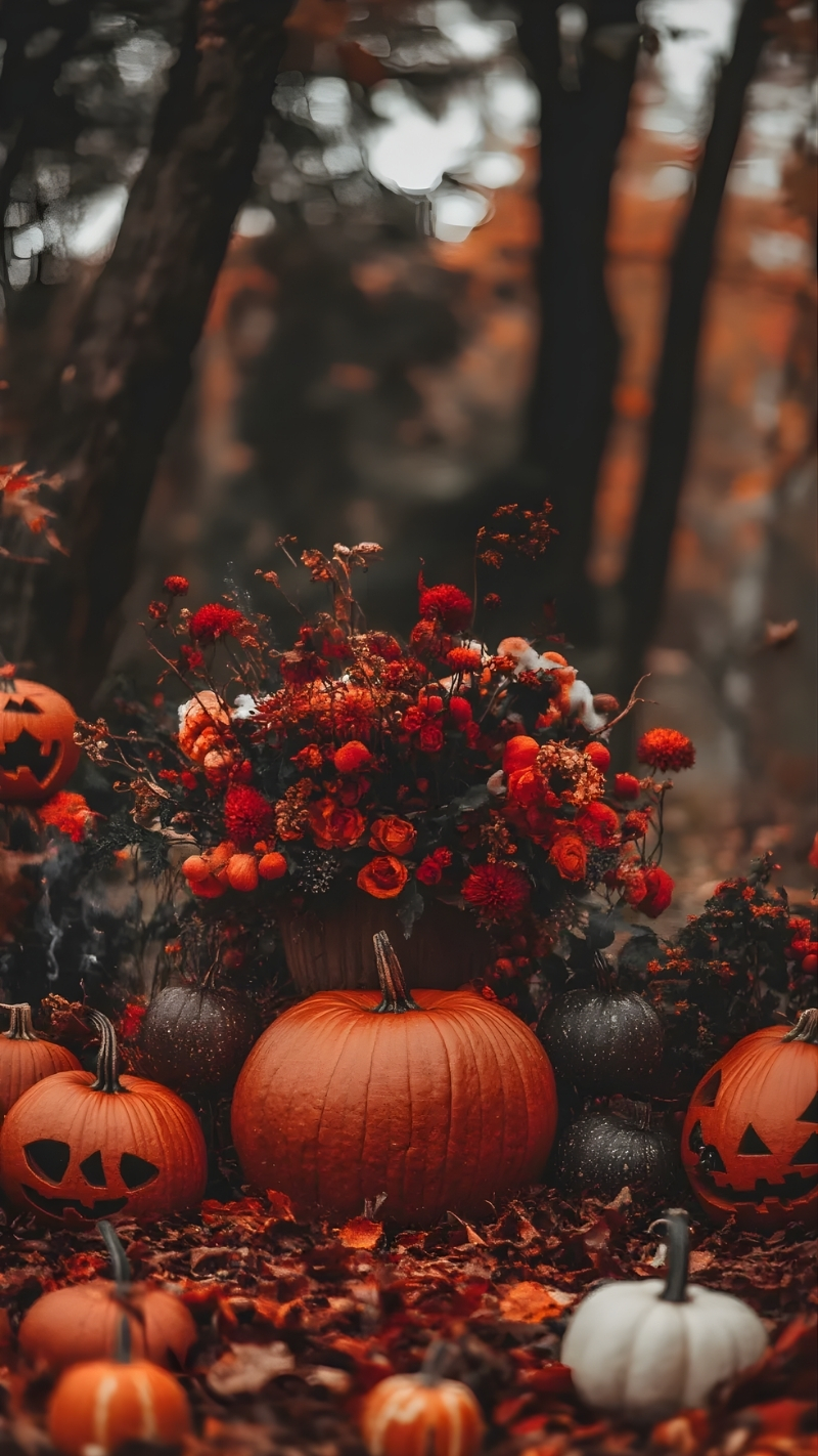 Ảnh nền Halloween 4K sắc nét cho smartphone