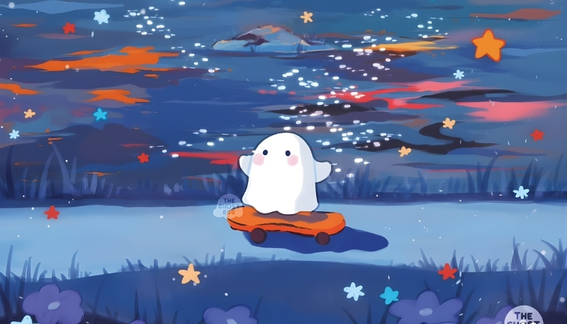 Hình nền Halloween dễ thương 4K cho PC