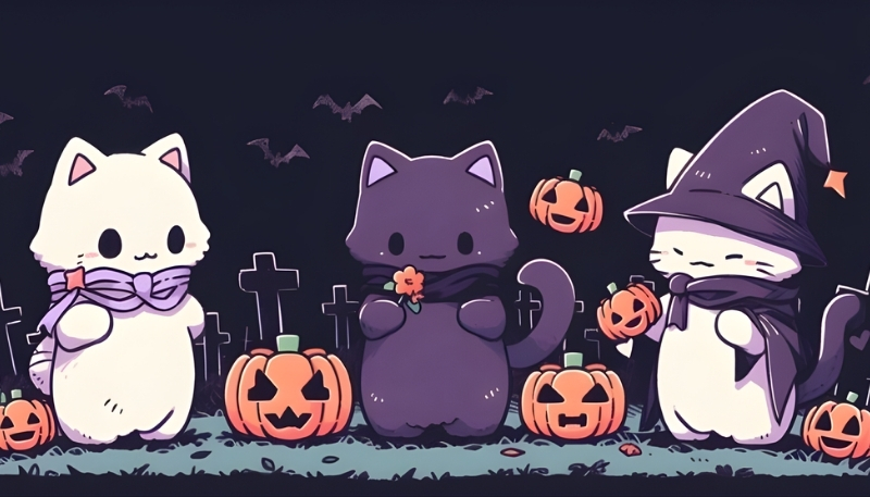 Hình ảnh Halloween cute chất lượng cao cho máy tính