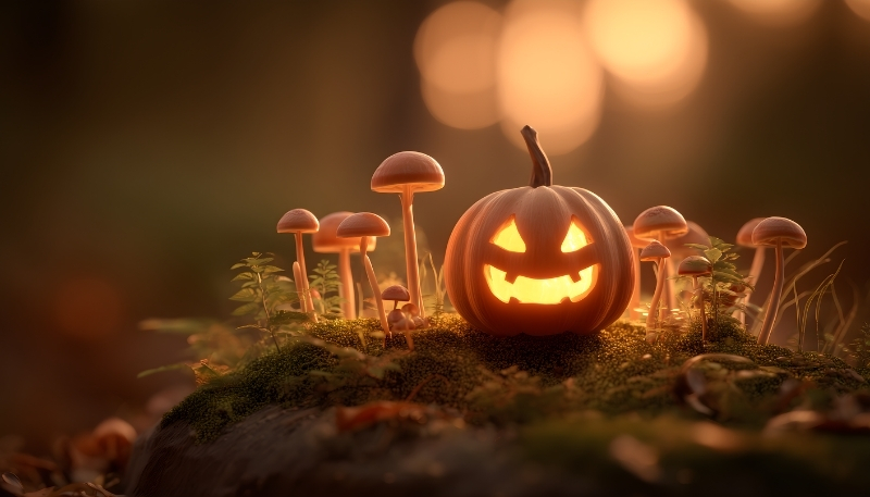 Tải hình nền Halloween dễ thương cho máy tính miễn phí