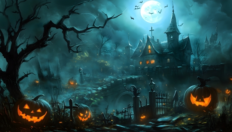 Hình nền Halloween đáng sợ full HD cho PC