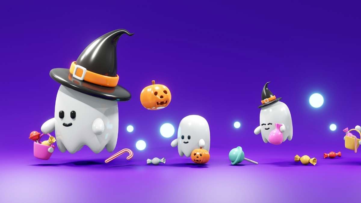 Hình nền Halloween dễ thương, cute cho máy tính