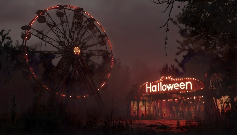 Ảnh nền Halloween tối tăm, đáng sợ cho PC