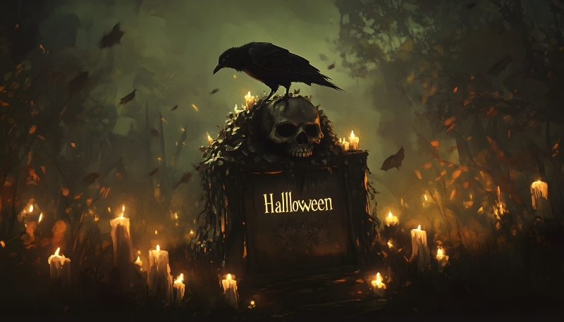 Hình ảnh Halloween kinh dị cho màn hình máy tính Windows và Mac
