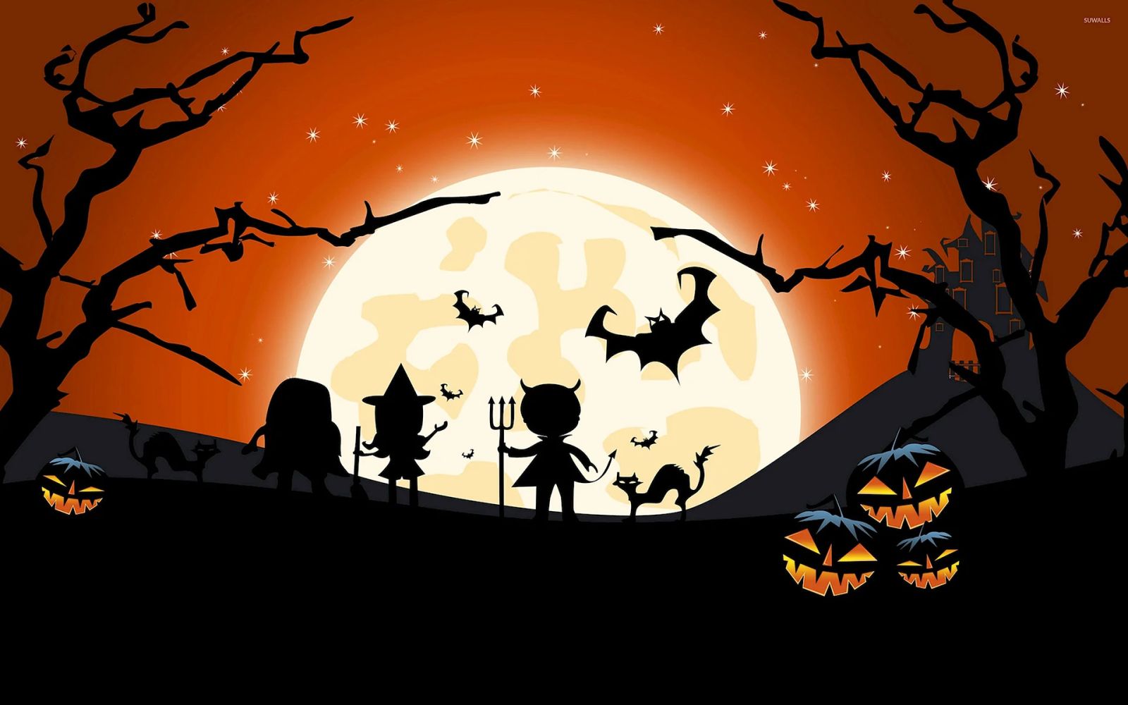 Bộ sưu tập hình nền Halloween kinh dị cho desktop