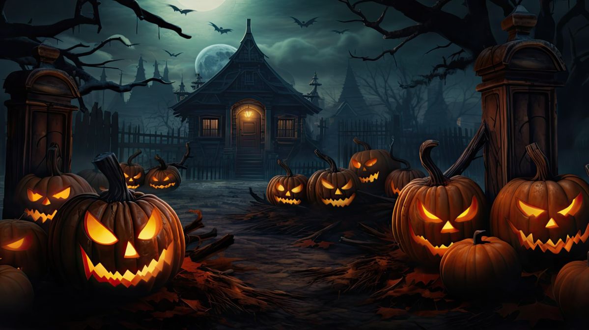 Hình Halloween chủ đề bí ngô