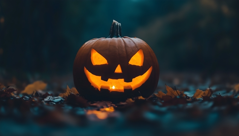 Hình Halloween chủ đề bí ngô