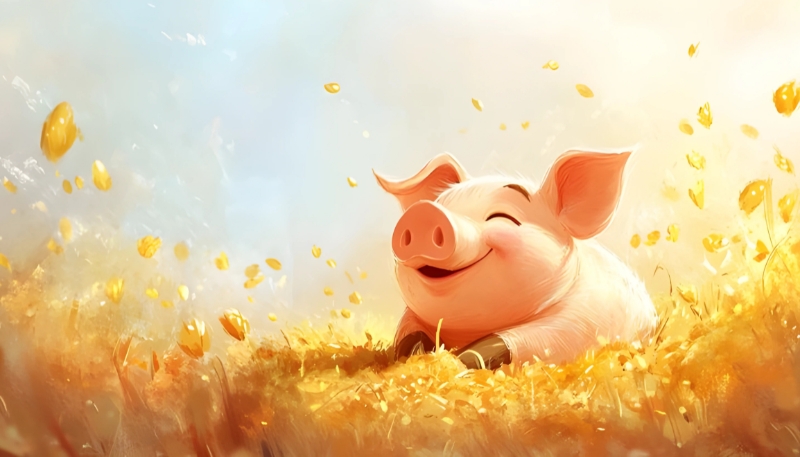 Bộ sưu tập con heo hồng cute dành cho máy tính