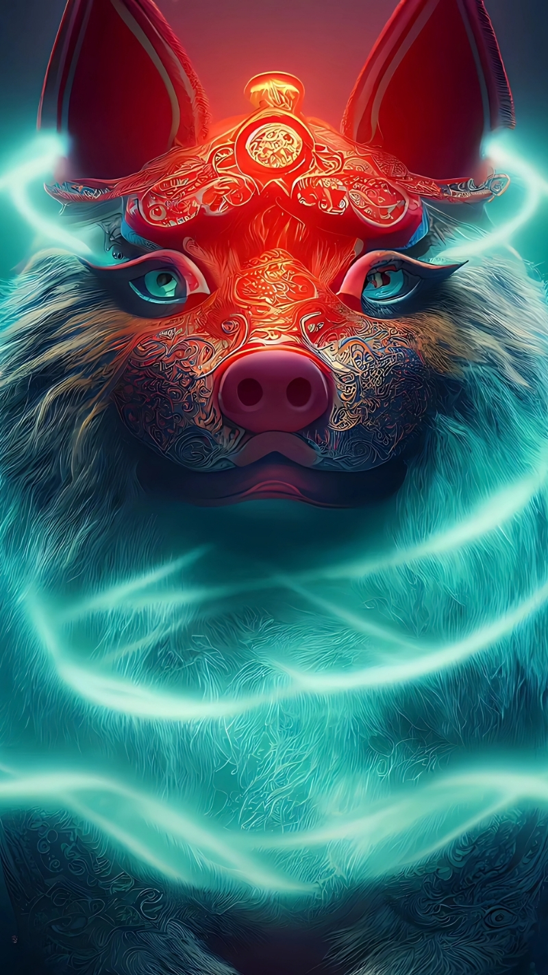 Ảnh hình nền con heo