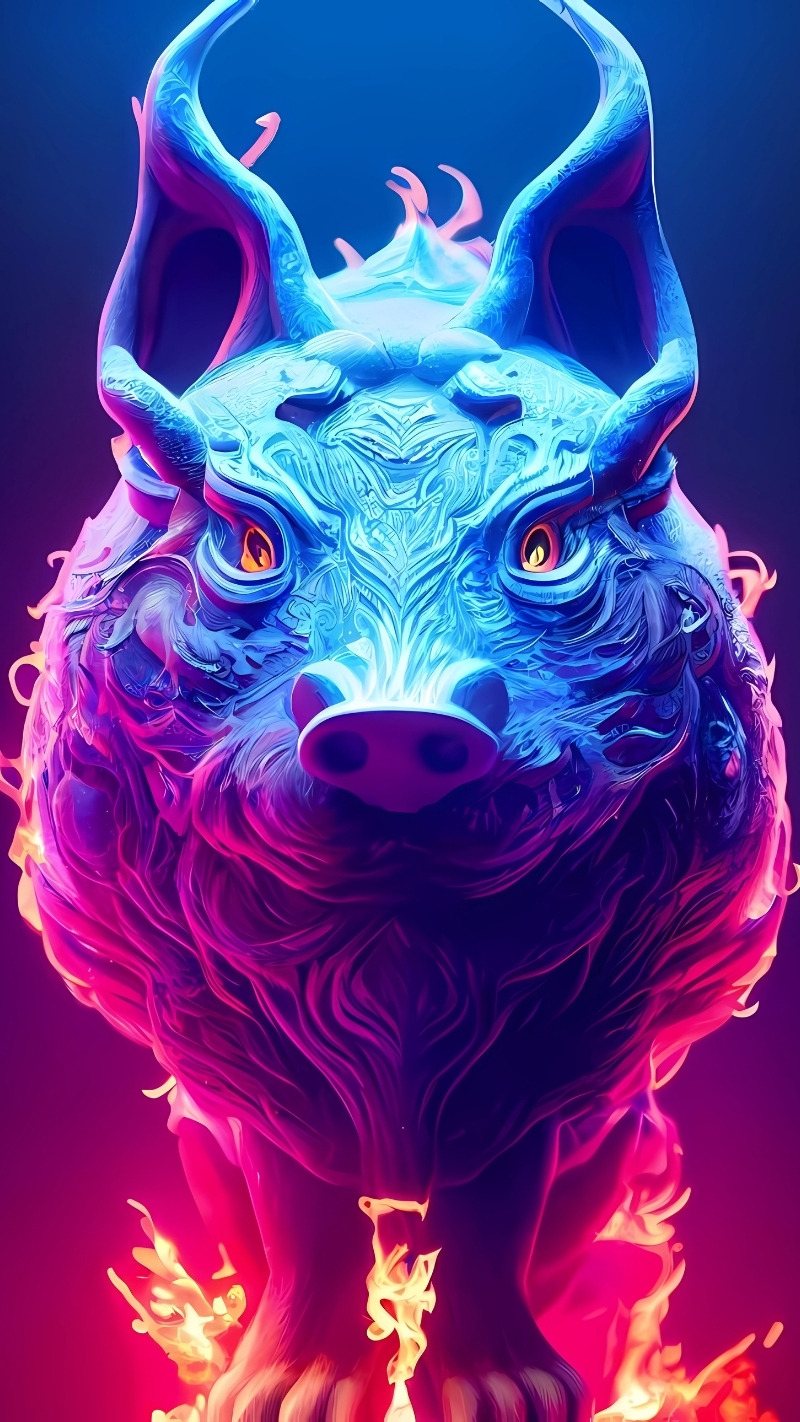 Hình nền điện thoại hình con heo